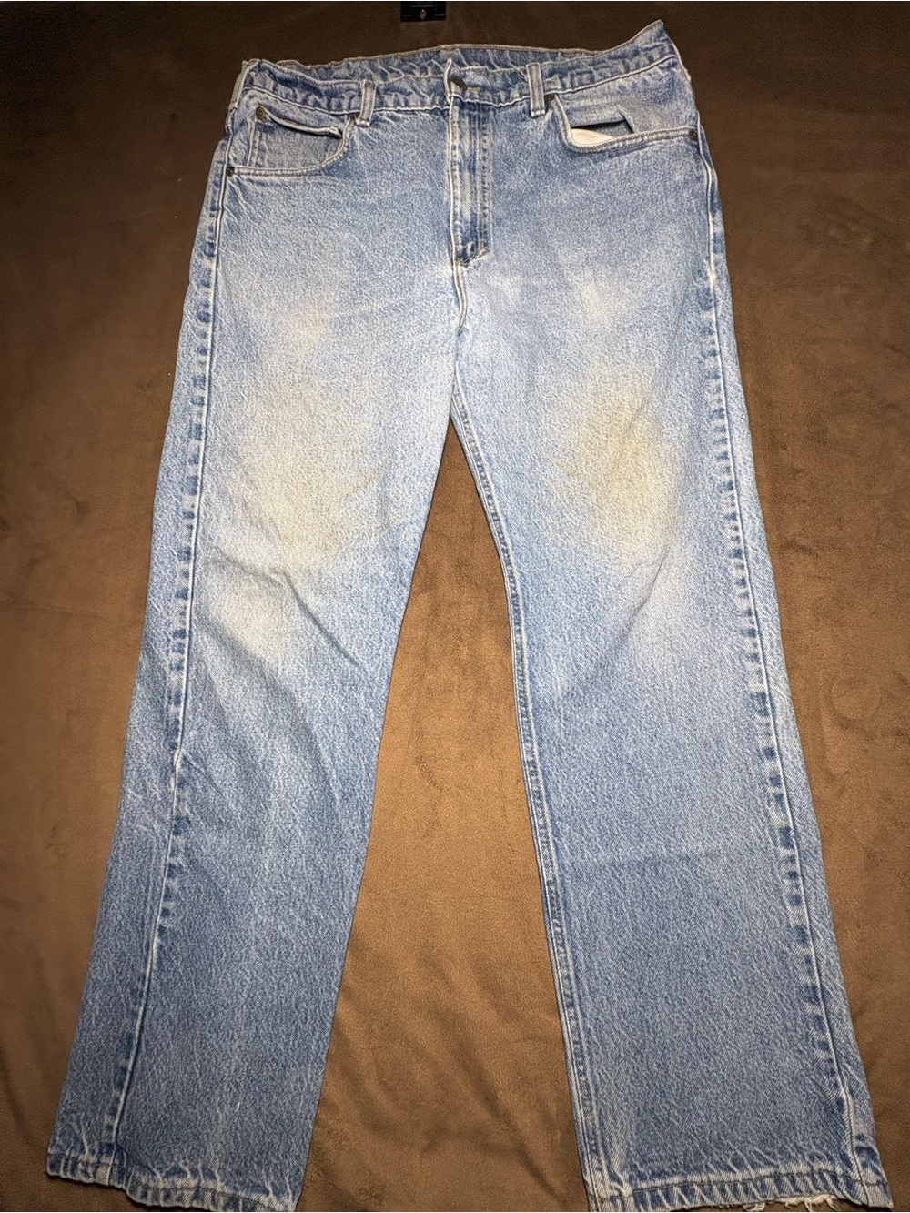 Carhartt Light Wash Blue Jeans – Size 36x30